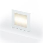 Planlicht glass LED wall recessed lamp Wall 90 white