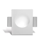 Plaster recessed wall lamp GU10 small size