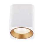 MaxLight LED Deckenlampe Würfel Tub weiß/gold