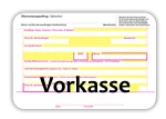 Zahlen per Vorkasse