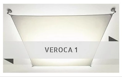 B.Lux Veroca 1 sail cloth ceiling lamp