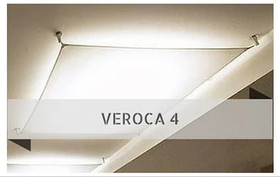 B.Lux Veroca 4 sail cloth ceiling lamp