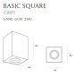 Preview: Skizze Basic Square 1 schwarz Preview: Skizze Basic Square 1 schwarz