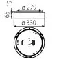 Preview: Sketch ohelia surface mounted luminaire: 33cm