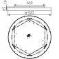 Preview: Sketch ohelia surface mounted luminaire: 92cm