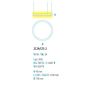 Preview: Skizze Loop 75cm nach oben und unten strahlend