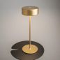 Preview: Golden battery-powered lamp on the reception desk