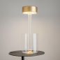 Preview: Gold rechargeable table lamp with glass vase for flowers Maytoni AI Co