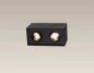 Preview: Maxlight Basic Square 2 ceiling spotlight black