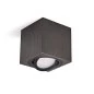 Preview: Square cube ceiling lamp OH37 tiltable black