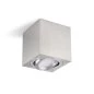 Mobile Preview: Square ceiling spotlight OH37 silver