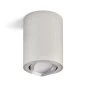 Preview: Round surface mounted ceiling spotlight OH36L tiltable silver