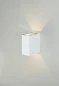 Mobile Preview: Square outdoor LED wall lamp Jupiter IP65 silver