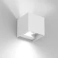 Preview: Würfel Wandlampe in weiß