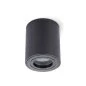 Preview: Bathroom ceiling spotlight Aquarius round IP44 black