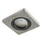 Preview: Bari concrete downlight square GU10 black