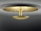 Preview: Runde LED Deckenleuchte Pianeta von Braga Ø:60cm in Blattgold