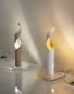 Mobile Preview: Truciolo LED Tischlampe von Braga mit blattgold oder blattsilber