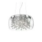 Preview: Ideal Lux Audi-80 pendant lamp glass transparent