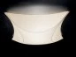 Preview: Angular fabric ceiling light Sinua in cream