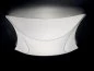 Preview: Angular fabric ceiling light Sinua in white