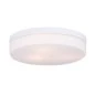 Preview: Round ceiling lamp with white housing and milky glass cover