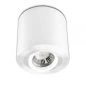 Preview: Round ceiling spotlight GU10 white