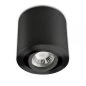 Preview: Round ceiling spotlight GU10 black