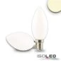 Preview: E14 LED candle lamp milky 4W warm white dimmable