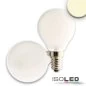 Mobile Preview: E14 LED drop bulb milky 4W warm white dimmable