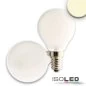 Preview: E14 LED drop bulb milky 4W warm white dimmable