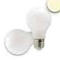 Preview: E27 LED bulb milky 8W warm white dimmable