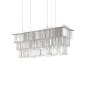 Preview: Ideal Lux Martinez pendant lamp crystal 83cm