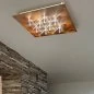 Preview: Braga LED ceiling lamp square Cristalli PL60 triangular