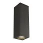 Preview: Angular outdoor wall lamp in anthracite