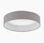 Preview: LED Deckenlampe mit Stoff in taupe 32cm von Eglo Preview: LED Deckenlampe mit Stoff in taupe 32cm von Eglo