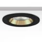 Mobile Preview: Recessed ceiling spotlight black gold