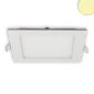 Preview: Flat LED downlight square dimmable 9W white