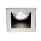 Preview: Quadratic recessed spotlight Funky in silver