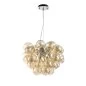 Mobile Preview: Table pendant lamp Balbo with yellow grape shaped glasses