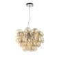 Preview: Table pendant lamp Balbo with yellow grape shaped glasses