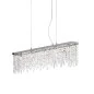 Preview: Ideal Lux Giada crystal pendant lamp 85cm
