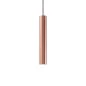 Preview: Pendant lamp with cylinder lampshade brushed copper