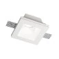 Preview: Ideal Lux Samba Square downlight gypsum D70