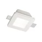 Preview: Ideal Lux gypsum downlight Samba Square glass