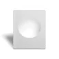 Preview: Plaster recessed wall lamp Bianco GU10 big size
