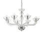 Preview: Ideal Lux Casanova chandelier glass transparent