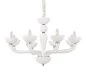 Preview: Ideal Lux Casanova chandelier glass white