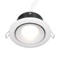 Preview: White recessed spotlight with springs for ceiling installation