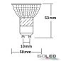 Preview: GU10 LED bulb dimmable 5W warm white 45°